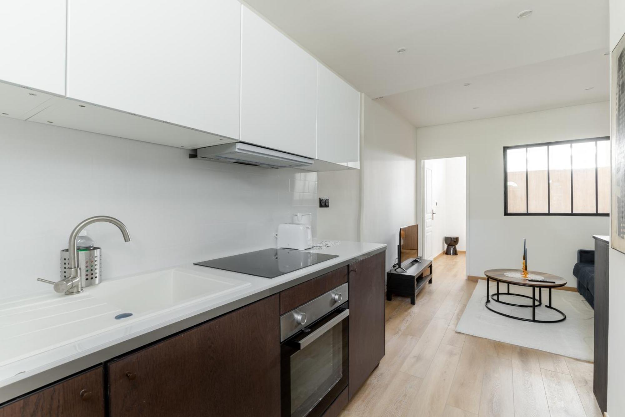 Apartamento Batignolles Truffaut Charming 4p-1br París